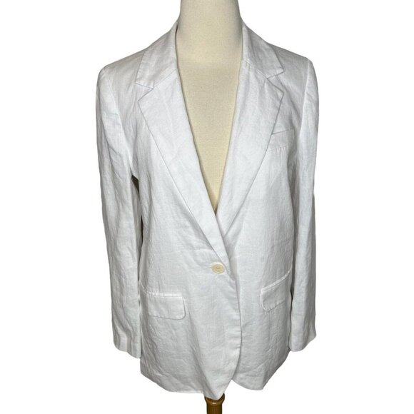 Madewell White Blazer Classic Oversized Design - Picture 4 of 6